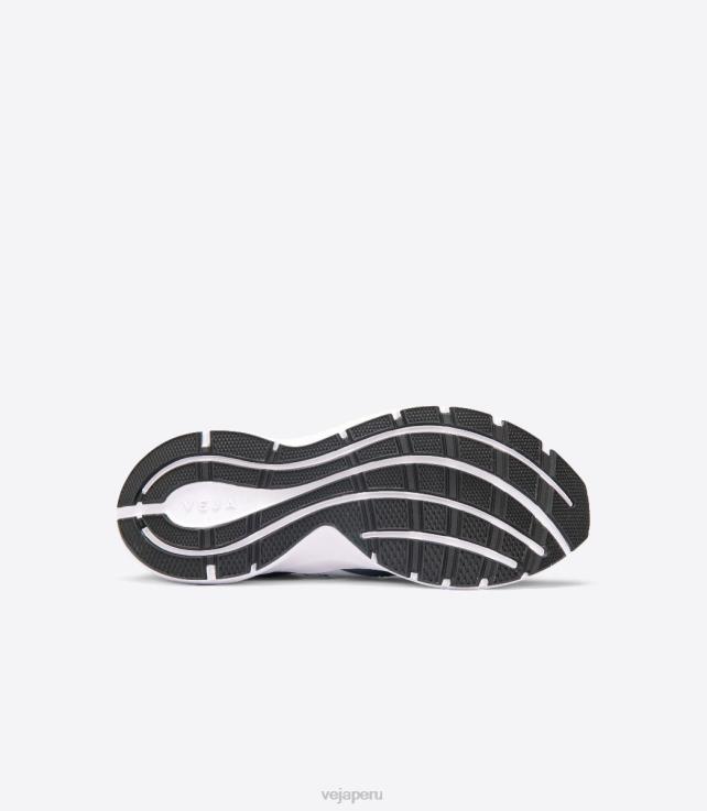 zapatos H28JT204 hombres Veja marlin v-knit negro blanco