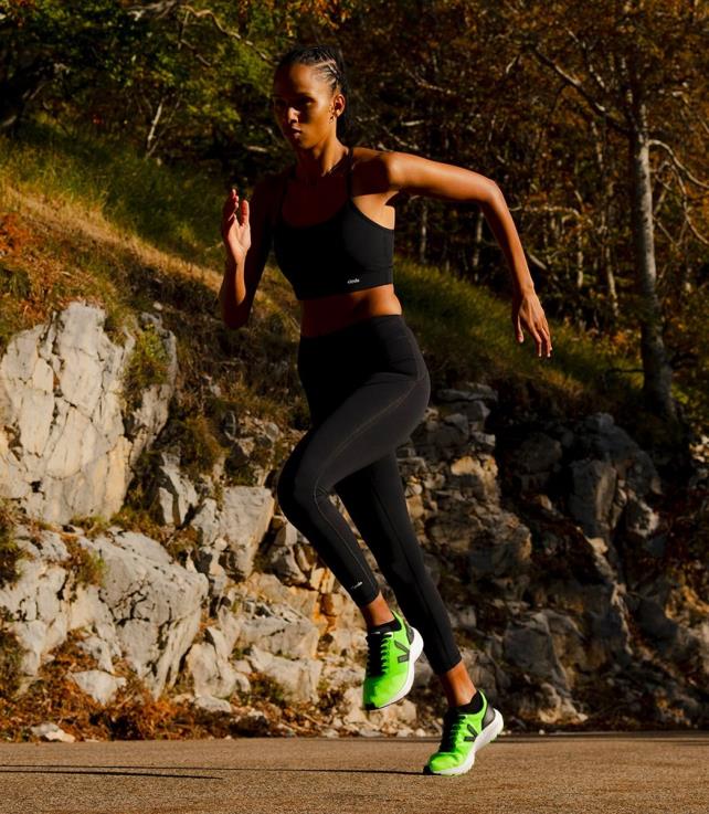 zapatos H28JT206 hombres Veja marlin v-knit vert negro fluo