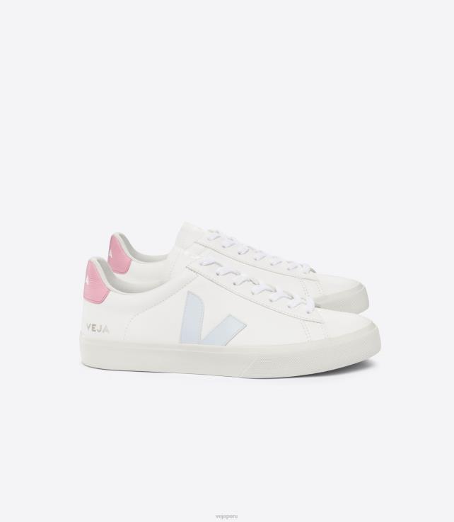 zapatos H28JT18 hombres Veja campo cuero sin cromo blanco hielo guimauve