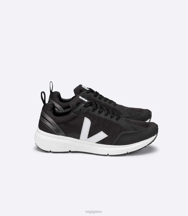 zapatos H28JT193 hombres Veja cóndor 2 alveomesh negro blanco