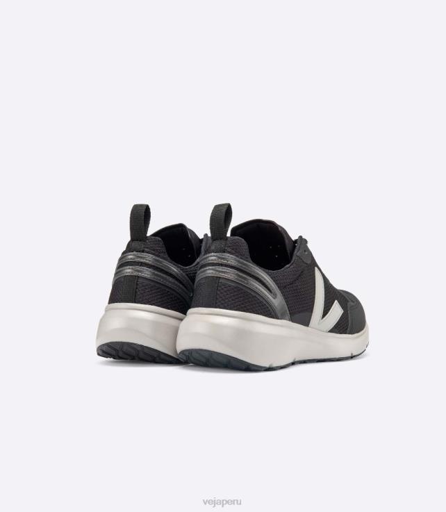 zapatos H28JT198 hombres Veja condor 2 alveomesh negro oxford suela gris