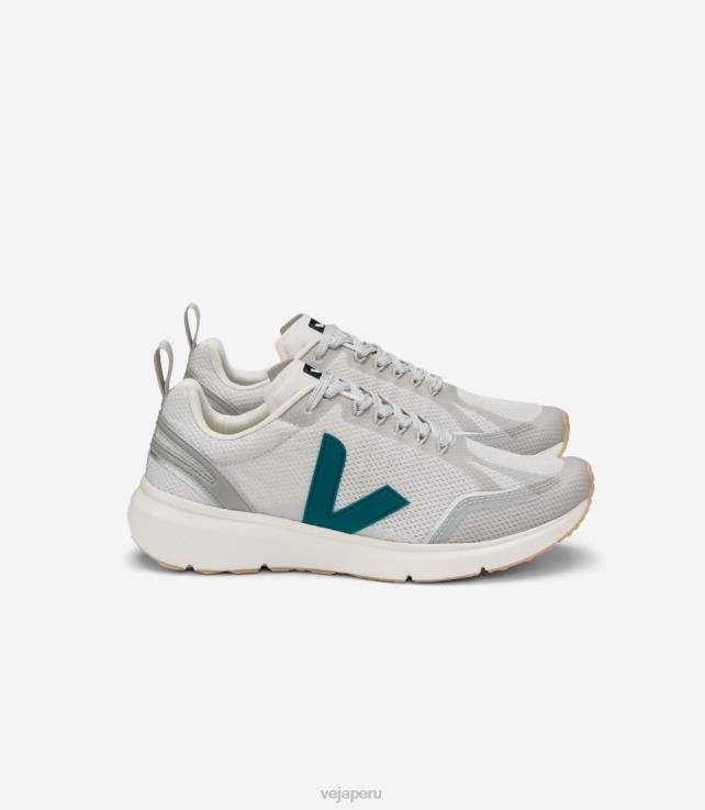 zapatos H28JT199 hombres Veja cóndor 2 alveomesh gris claro bretaña