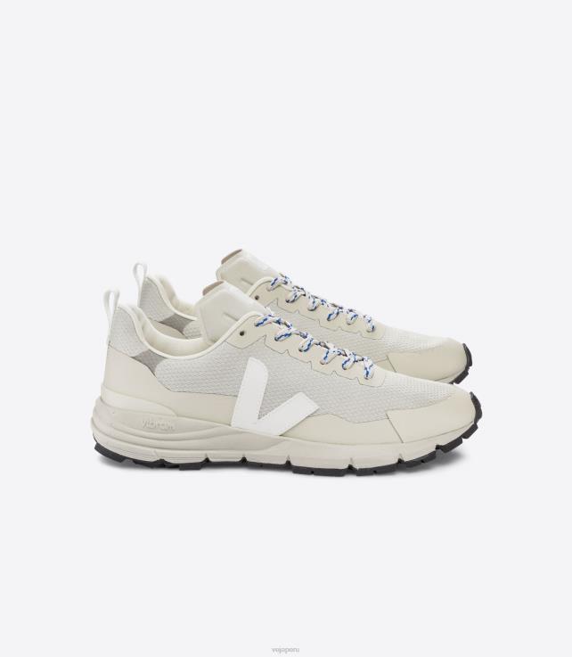 zapatos H28JT122 hombres Veja dekkan alveomesh blanco natural
