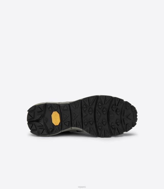 zapatos H28JT124 hombres Veja dekkan alveomesh negro oxford gris tónico