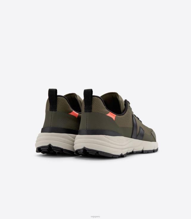 zapatos H28JT126 hombres Veja dekkan alveomesh caqui negro