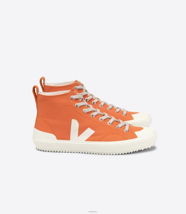 zapatos H28JT152 hombres Veja nova ht lienzo calabaza pierre
