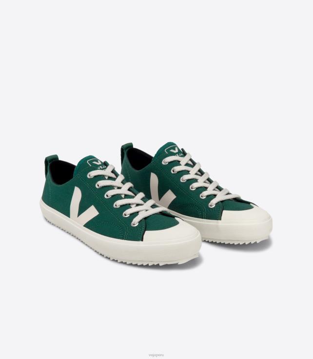 zapatos H28JT155 hombres Veja nova lienzo poker pierre