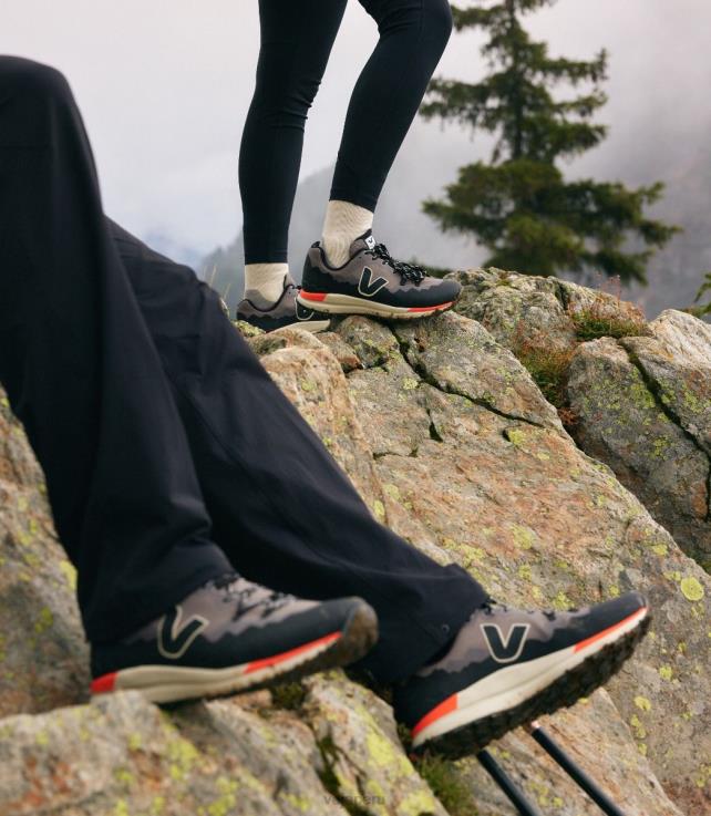 zapatos H28JT1 hombres Veja fitz roy trek shell basalto negro