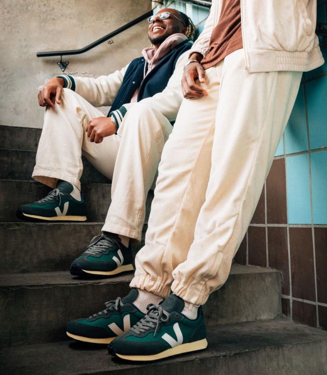 zapatos H28JT100 hombres Veja rio branco alveomesh poker blanco