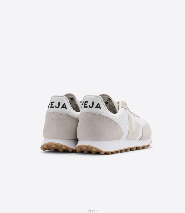 zapatos H28JT96 hombres Veja rio branco alveomesh blanco pierre natural