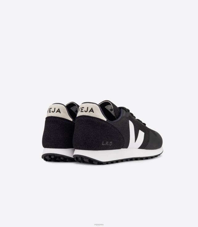 zapatos H28JT143 hombres Veja sdu b-malla negro blanco