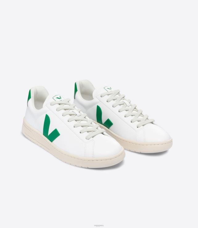 zapatos H28JT136 hombres Veja urca cwl blanco esmeralda
