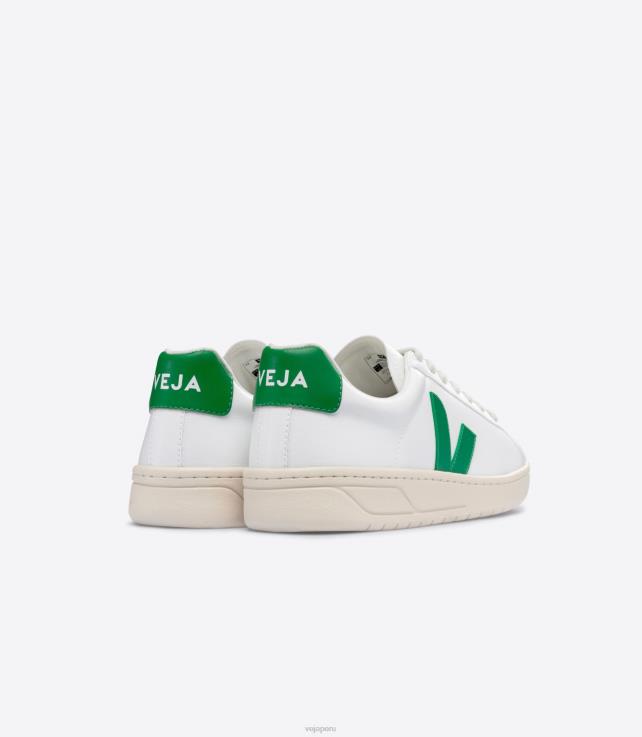 zapatos H28JT136 hombres Veja urca cwl blanco esmeralda