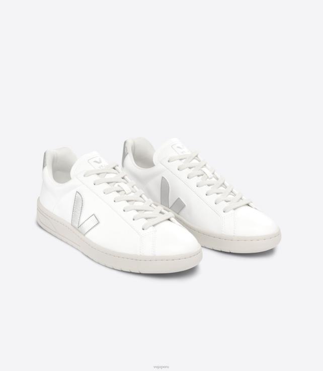 zapatos H28JT137 hombres Veja urca cwl blanco plata