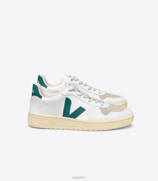 zapatos H28JT49 hombres Veja v-10 cwl bretaña blanca