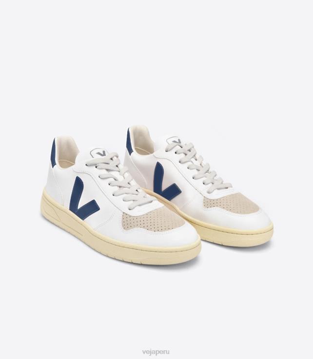 zapatos H28JT50 hombres Veja v-10 cwl blanco california