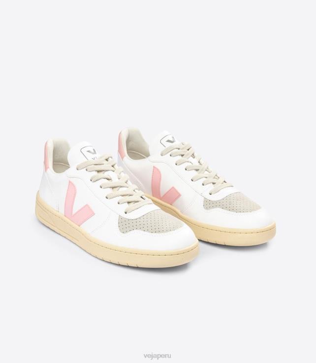 zapatos H28JT52 hombres Veja v-10 cwl pétalo blanco