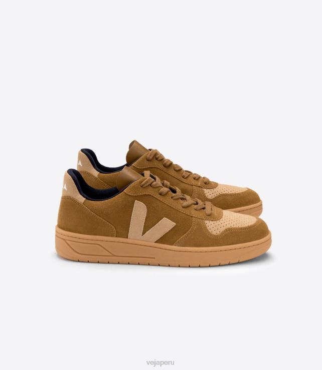 zapatos H28JT61 hombres Veja v-10 ante camel desierto