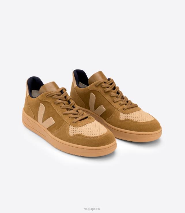 zapatos H28JT61 hombres Veja v-10 ante camel desierto