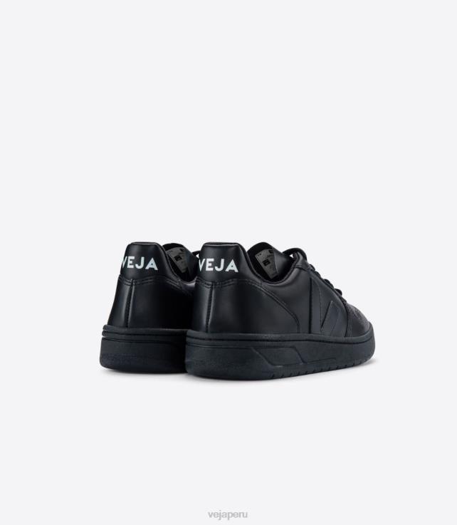 zapatos H28JT65 hombres Veja v-10 cwl negro suela negra