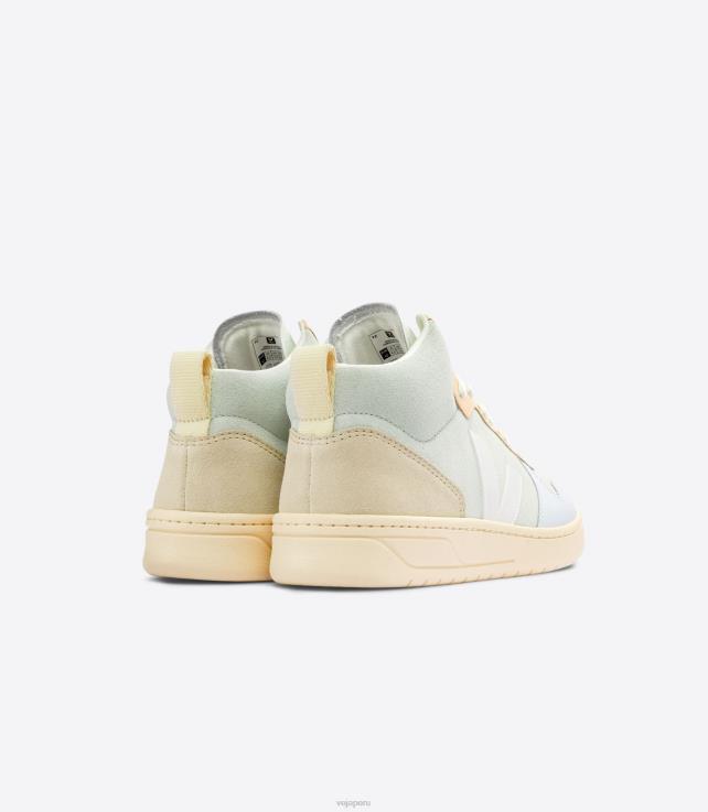 zapatos H28JT82 hombres Veja v-15 ante jade blanco multico