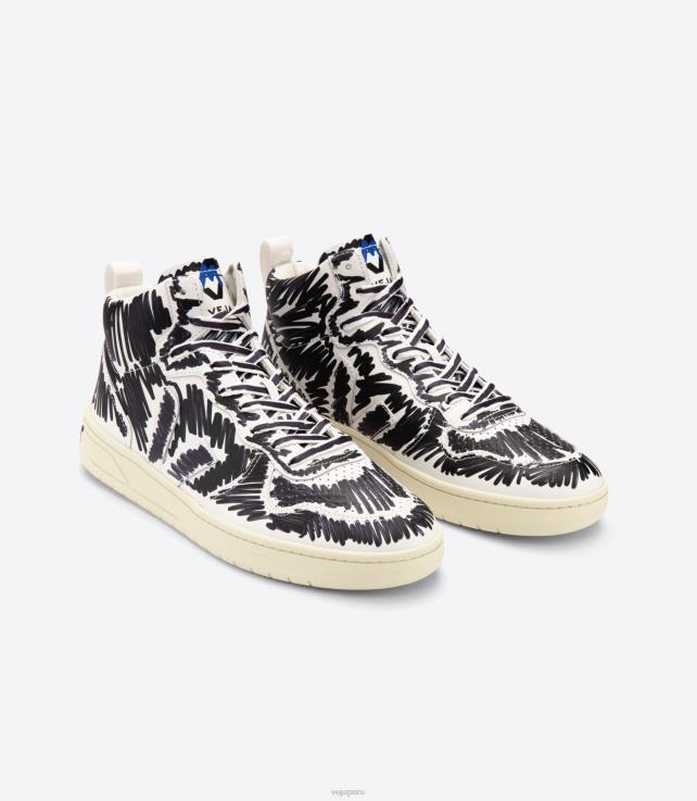 zapatos H28JT85 hombres Veja X v-15 cuero marni negro completo