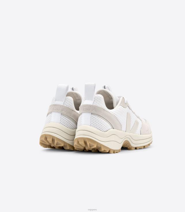 zapatos H28JT168 hombres Veja venturi alveomesh blanco pierre natural
