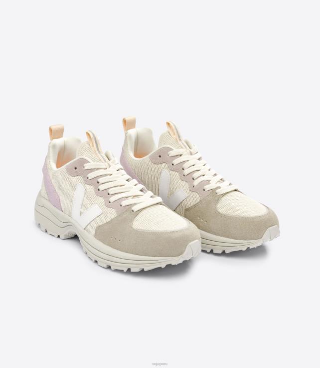 zapatos H28JT175 hombres Veja venturi j-mesh juta blanco multico