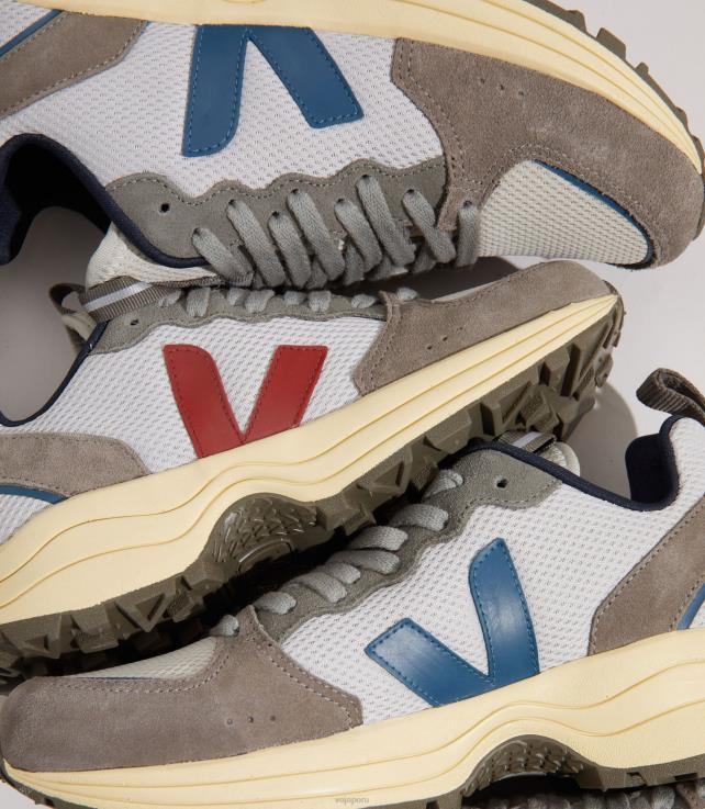 zapatos H28JT176 hombres Veja venturi alveomesh multico gris asfalto