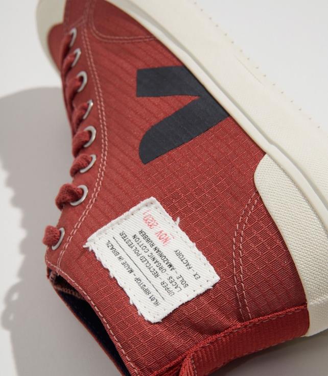 zapatos H28JT289 mujer Veja nova hl ripstop rouille negro