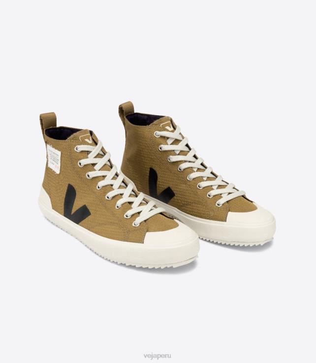 zapatos H28JT290 mujer Veja Tienda de campaña Nova HL Ripstop negra