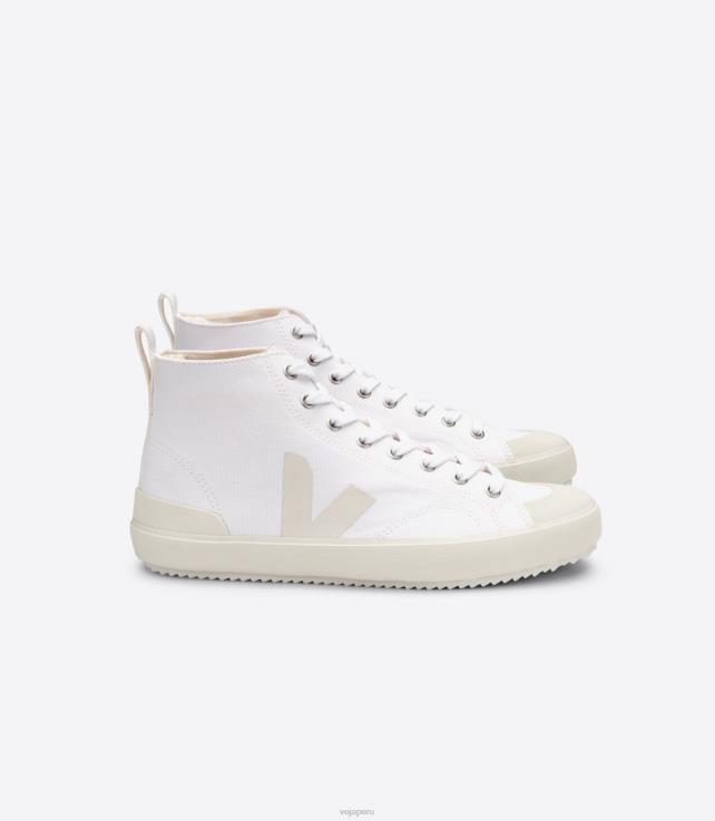 zapatos H28JT292 mujer Veja nova ht lienzo pierre blanco