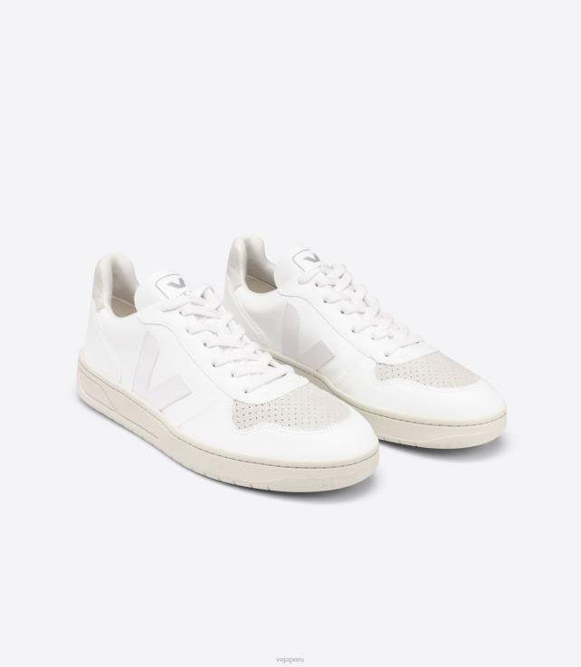 zapatos H28JT300 mujer Veja v-10 cwl completo blanco natural