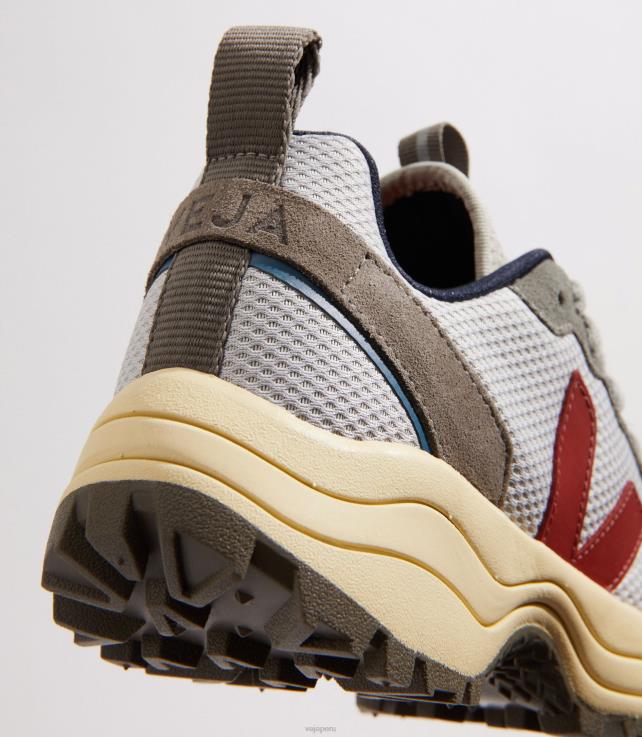zapatos H28JT261 mujer Veja venturi alveomesh multico gris rouille