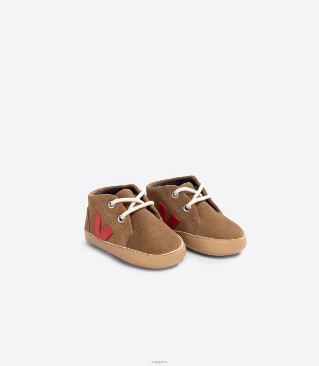 zapatos H28JT406 niños Veja pekin ante bebe marron