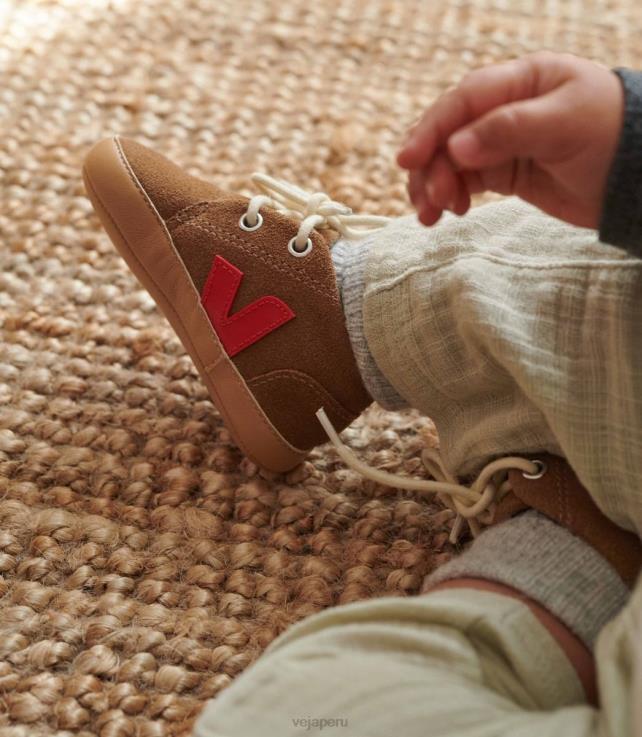 zapatos H28JT406 niños Veja pekin ante bebe marron