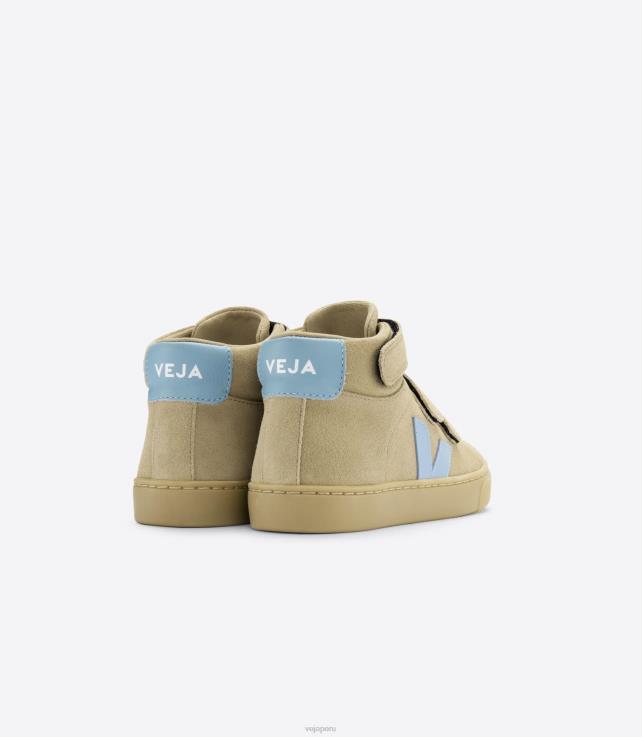 zapatos H28JT311 niños Veja esplar mid ante duna acero