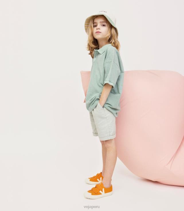 zapatos H28JT396 niños Veja ollie lienzo calabaza pierre