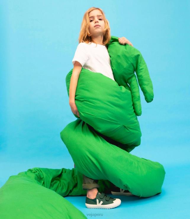 zapatos H28JT397 niños Veja ollie lienzo poker pierre