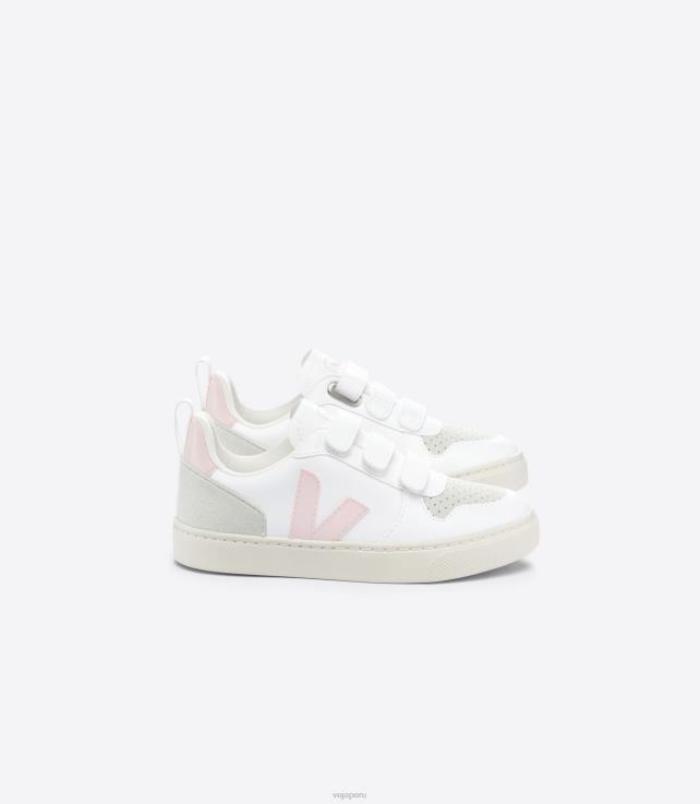 zapatos H28JT363 niños Veja v-10 cwl pétalo blanco