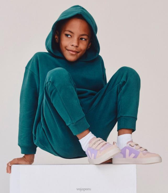 zapatos H28JT372 niños Veja v-10 ante multico lavanda